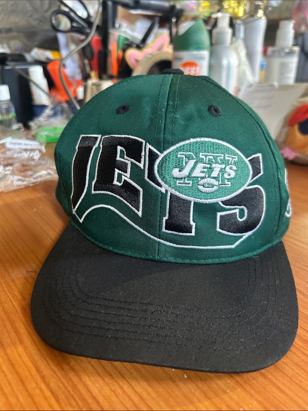 NFL New York Jets Green and Black Snapback Hat